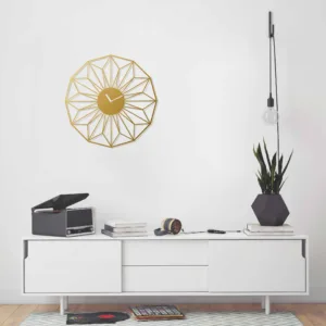 FLOWER CLOCK | GOLD